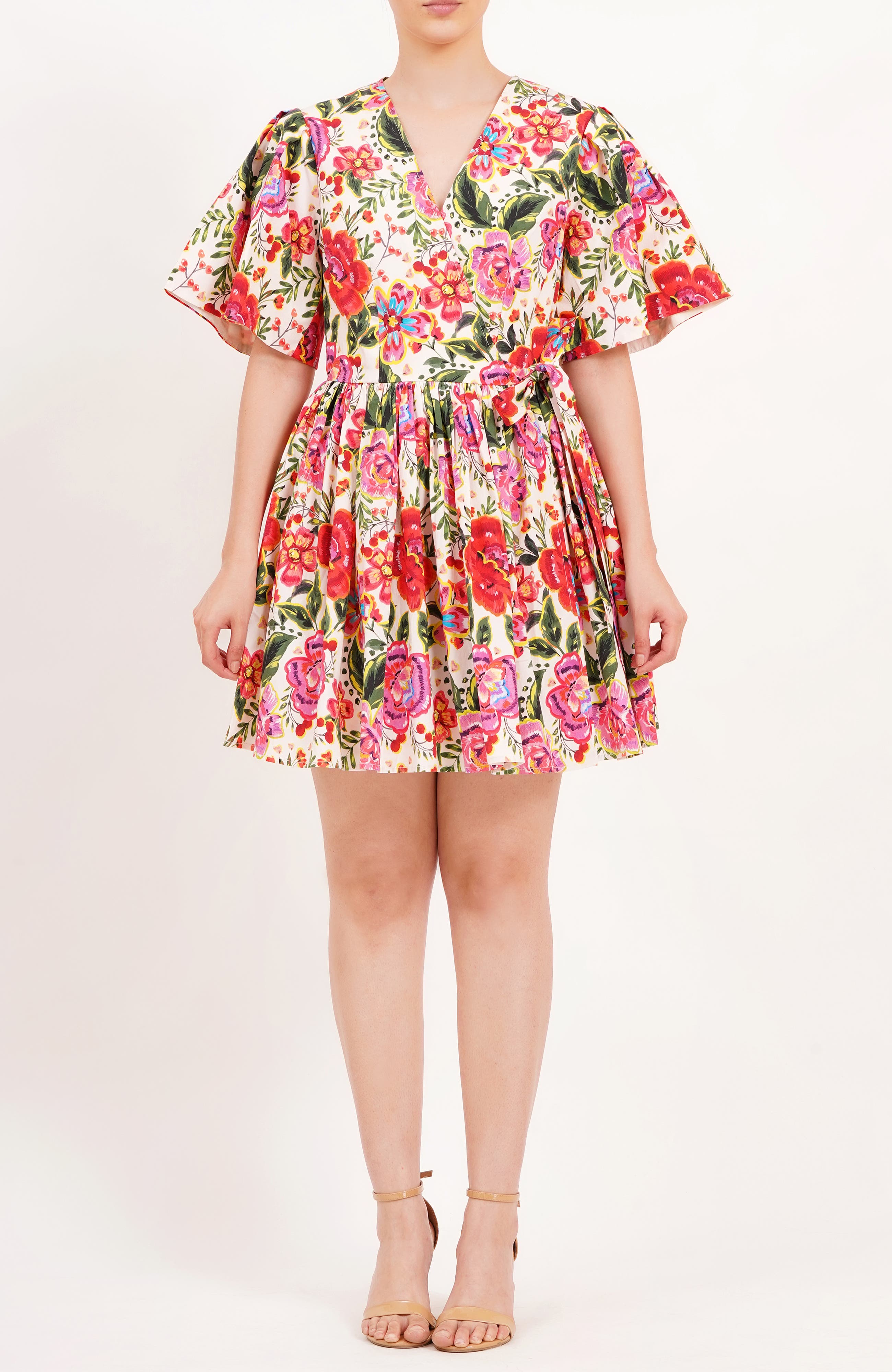 Crown Floral Flame Scarlet