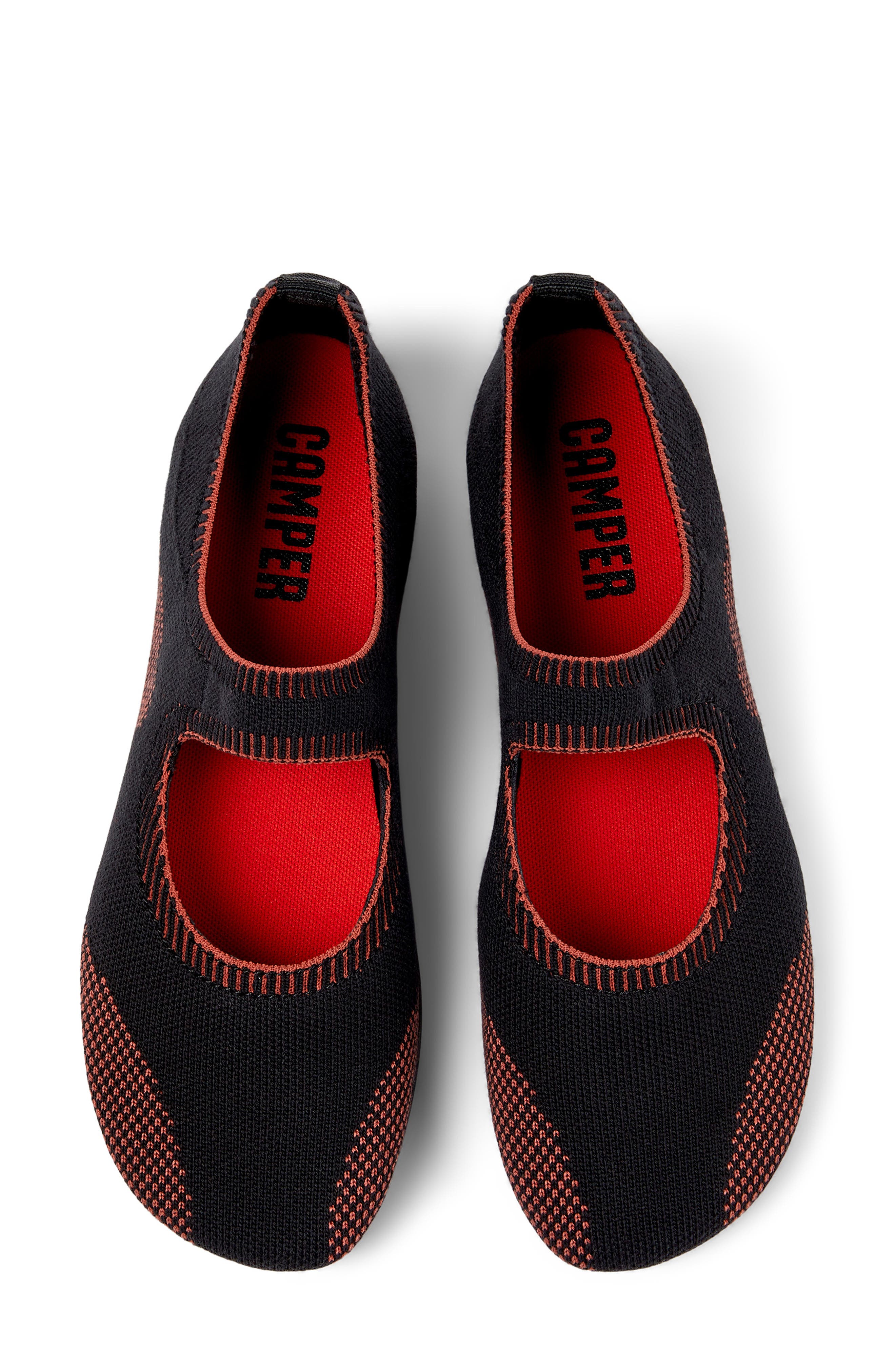 Camper Right Nina Knit Flat, Alternate, color, 