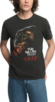 Lucky Brand Rolling Stones Grrr Cotton Graphic T-Shirt