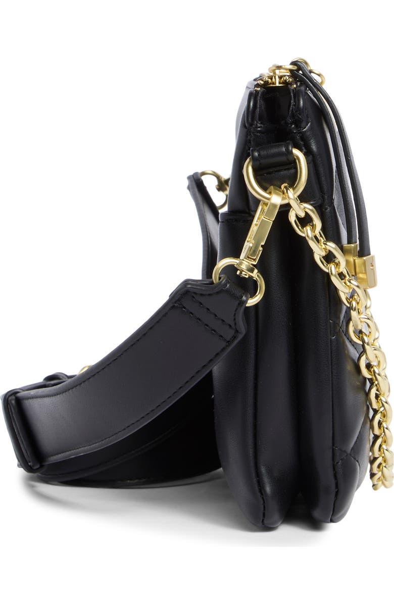 BCBG Quilted Double Compartment Crossbody Bag, Alternate, color,