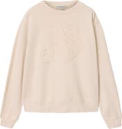 AllSaints Insignia Pippa Relaxed Fit Cotton Sweatshirt