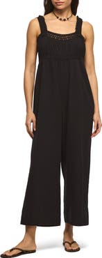 Lucky Brand Lace Yoke Jumpsuit