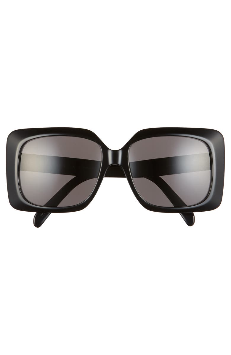 CELINE 60mm International Fit Square Sunglasses, Alternate, color,