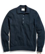 Billy Reid Grid Links Long Sleeve Polo
