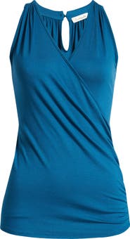 Loveappella Faux Wrap Tank