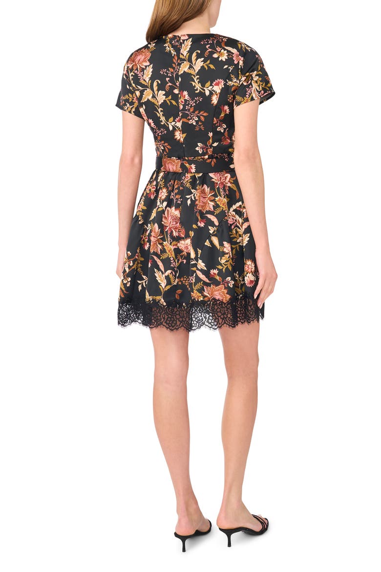 Short Sleeve Minidress, Alternate, color, RICH BLACK