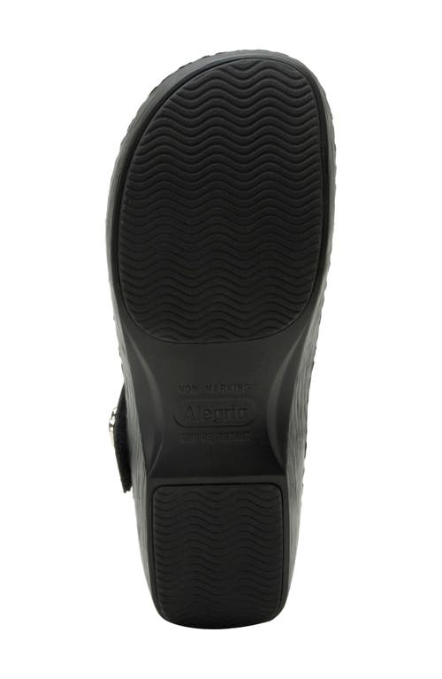 Alegria By Pg Lite Onika Mary Jane Platform Clog In Black