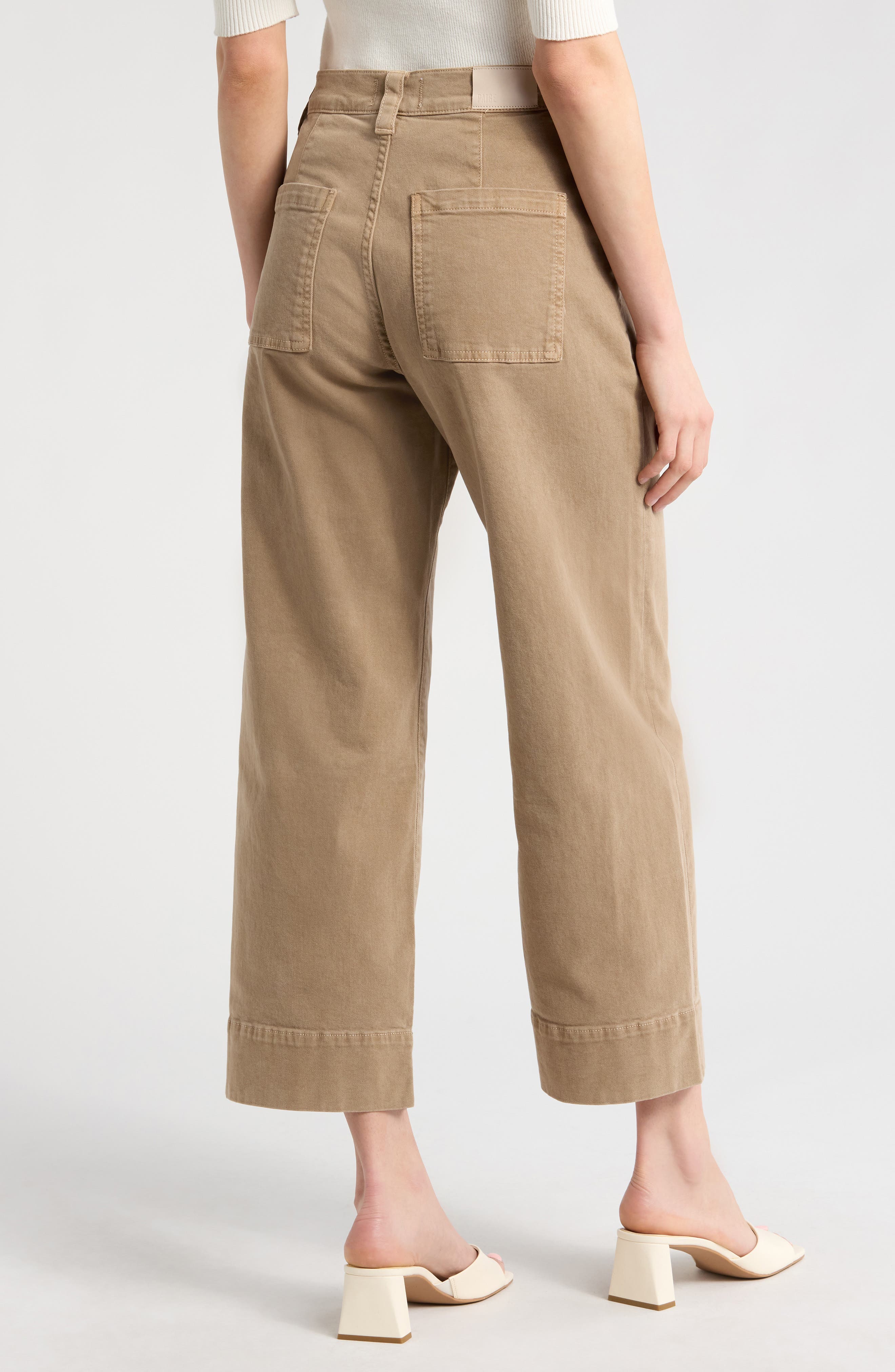 Cameron High Waist Ankle Wide Leg Utility Jeans - image 2