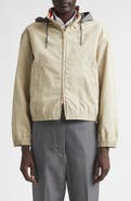 Thom Browne Track Jacket with Stowaway Hood