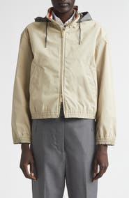 Thom Browne Track Jacket with Stowaway Hood