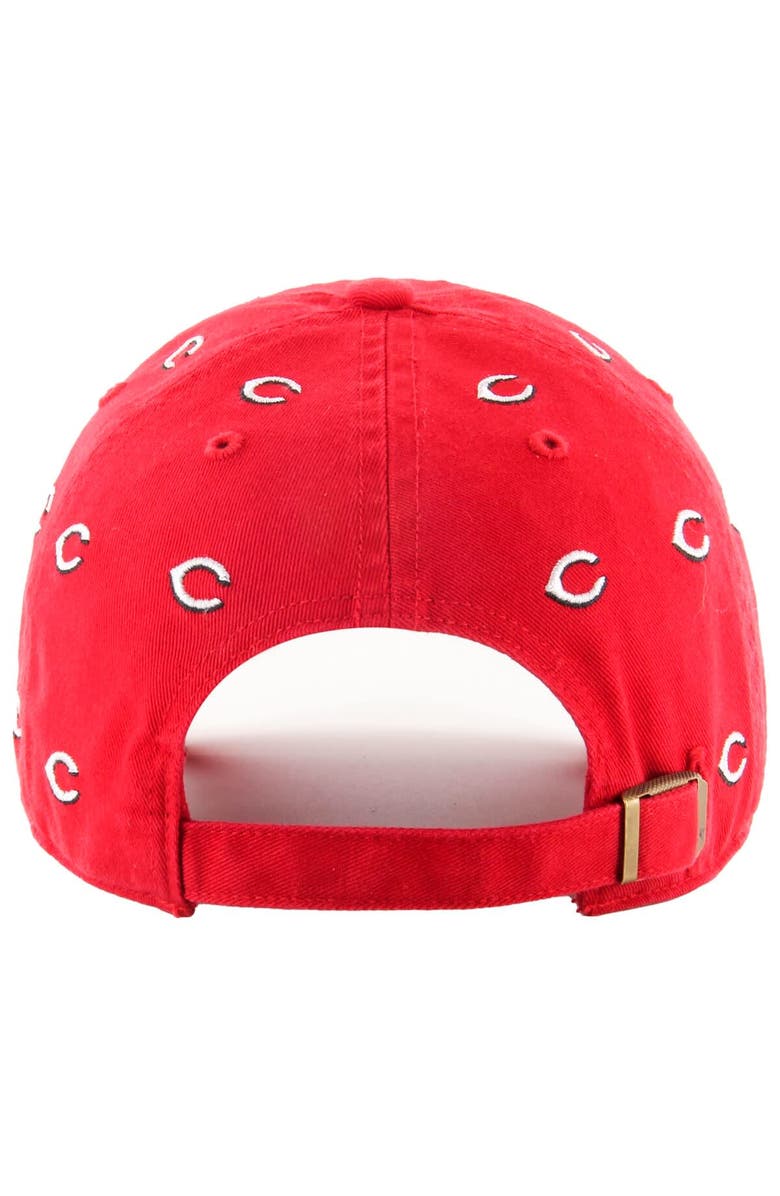 '47 Women's '47 Red Cincinnati Reds Confetti Clean Up Adjustable Hat, Alternate, color, Red