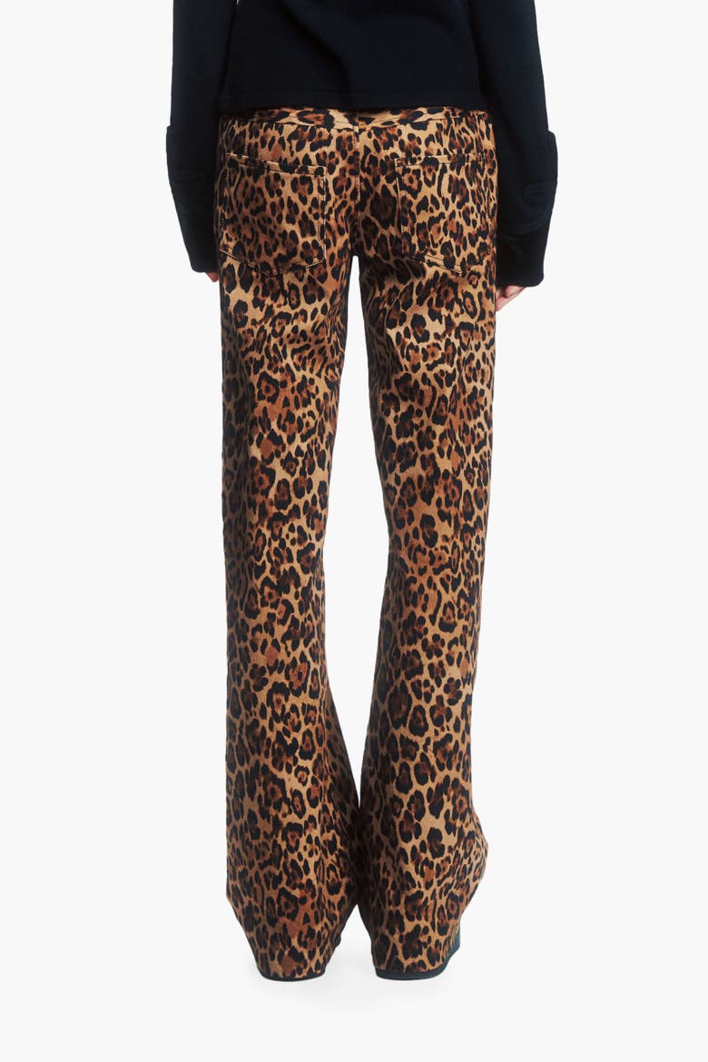 Leopard Denim Jeans, Alternate, color, HONEY MULTI