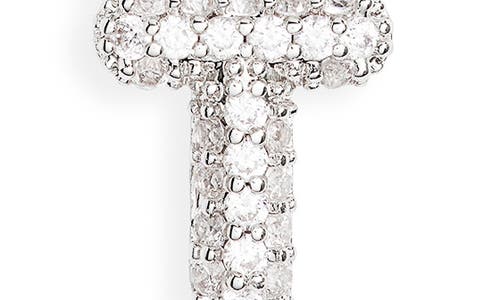 Leith Cubic Zirconia Initial Pendant Necklace