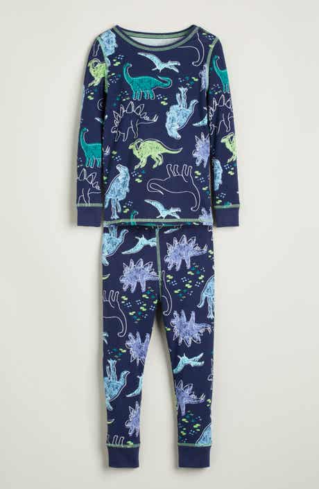 Nordstrom Kids' Glow in the Dark Fitted Two-Piece Pajamas