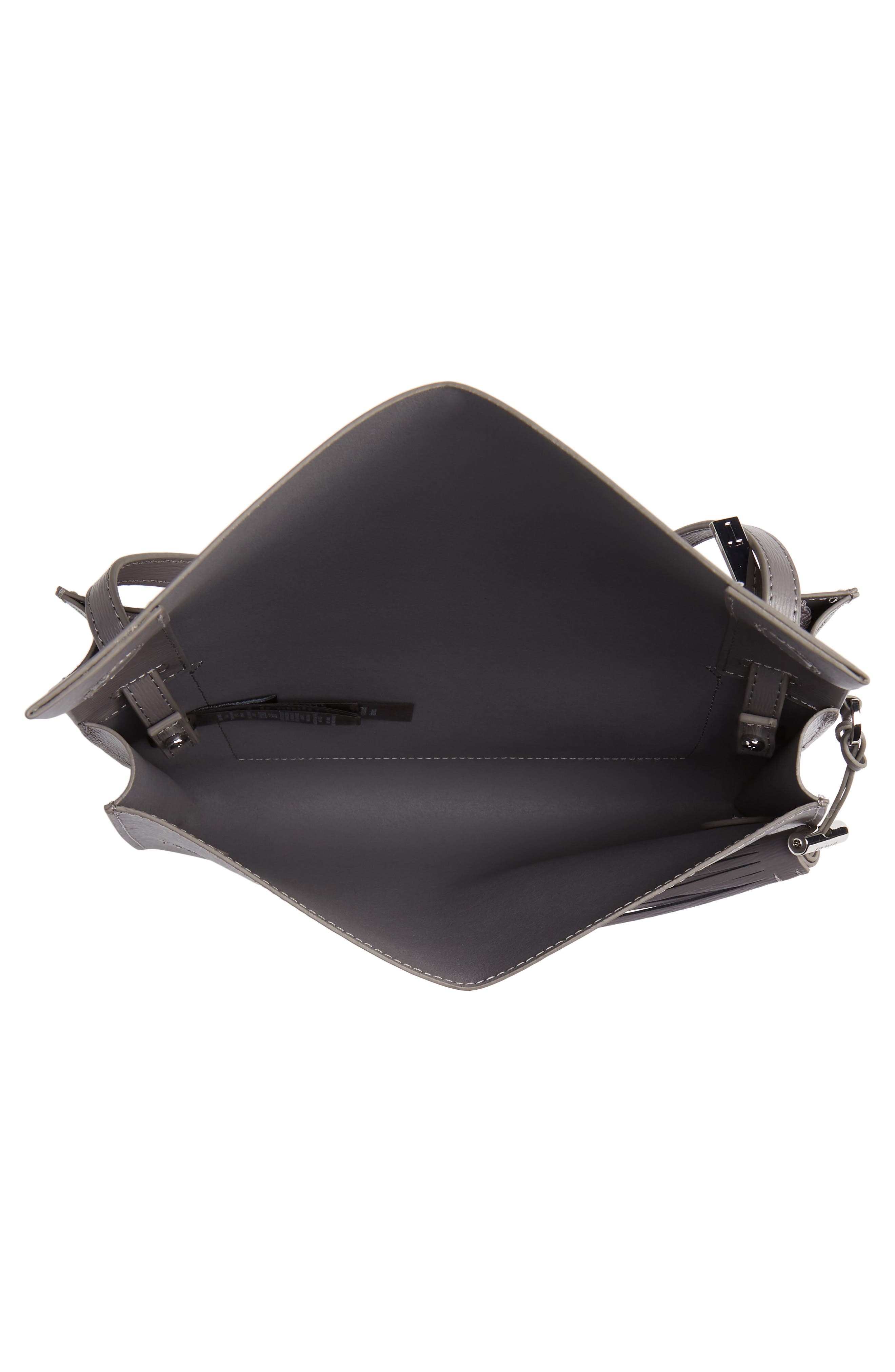 Natalei Leather Crossbody Bag, Alternate, color, DK-GREY