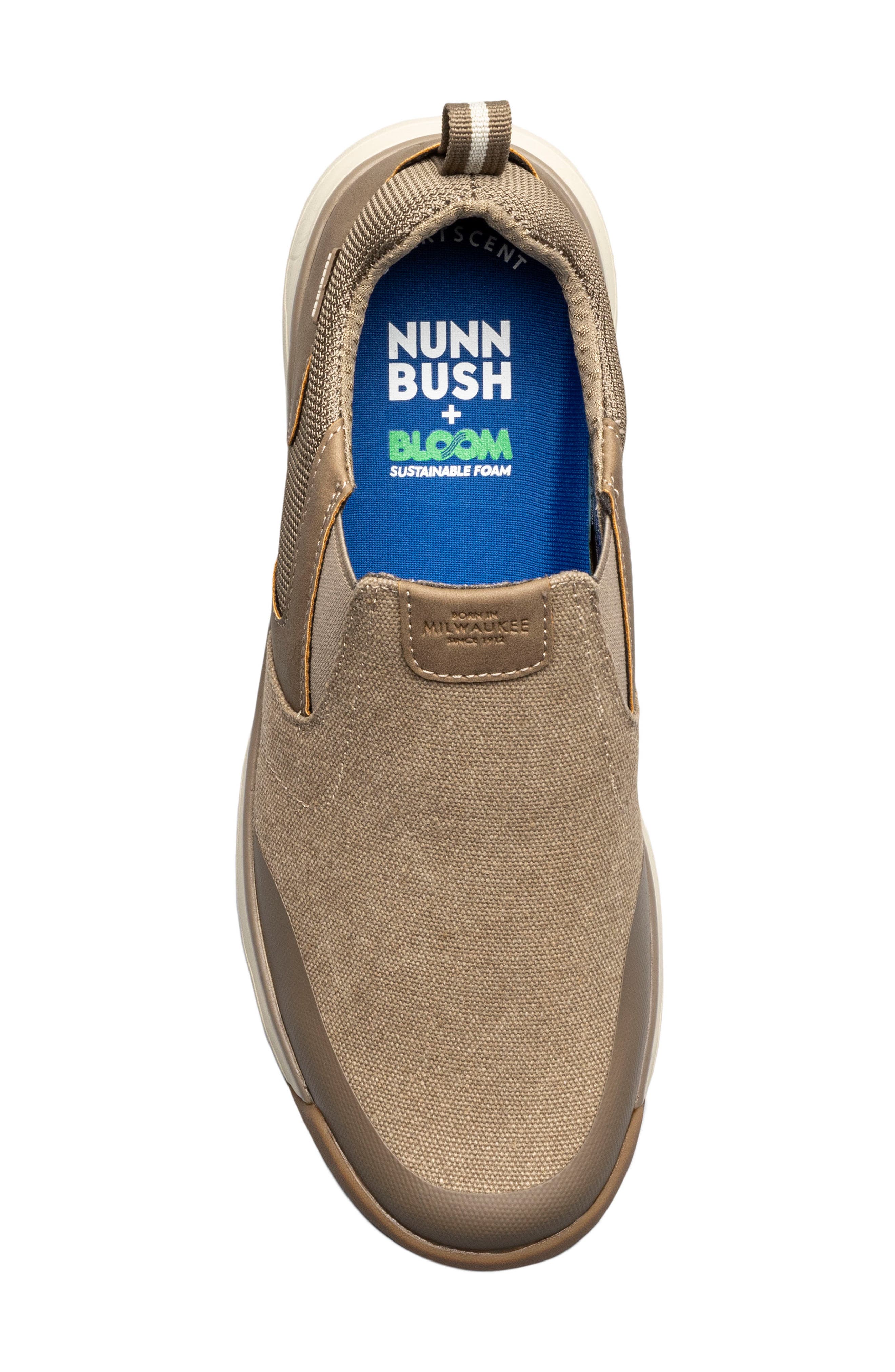 NUNN BUSH Sedona Slip-On Sneaker - Wide Width Available, Alternate, color, Stone Multi