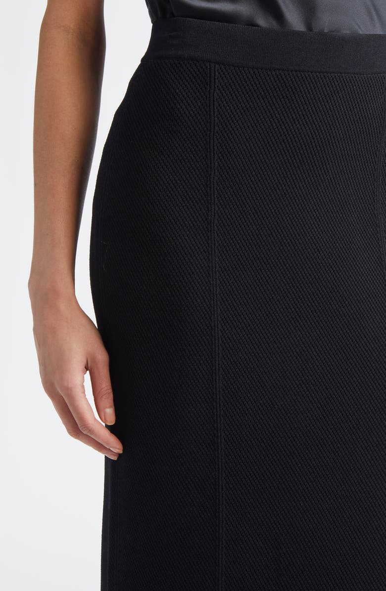 ST. JOHN Venezia Knit Pencil Skirt, Alternate, color, Black