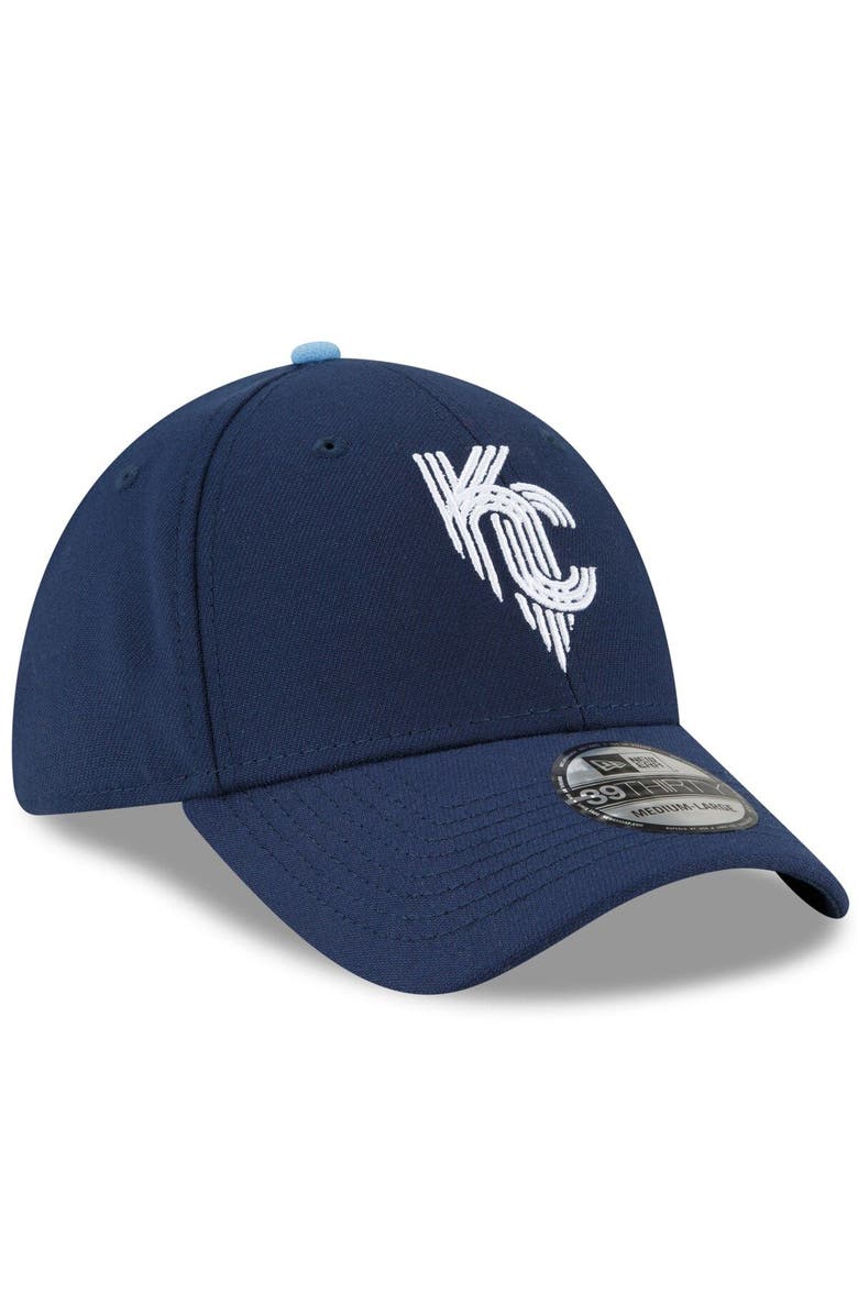 New Era Men's New Era Navy Kansas City Royals 2022 City Connect 39THIRTY Flex Hat, Alternate, color,