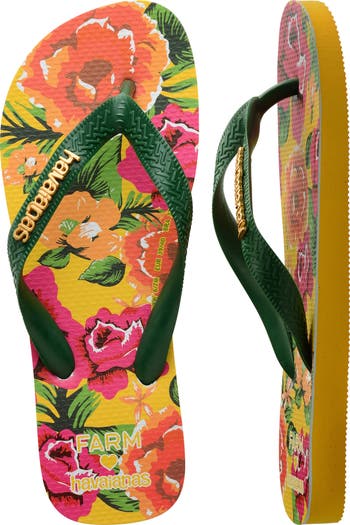 【Havaianas】x FARM RIO Jardim ビーチサンダル Havaianas】x FARM RIO Jardim ビーチサンダル (havaianas