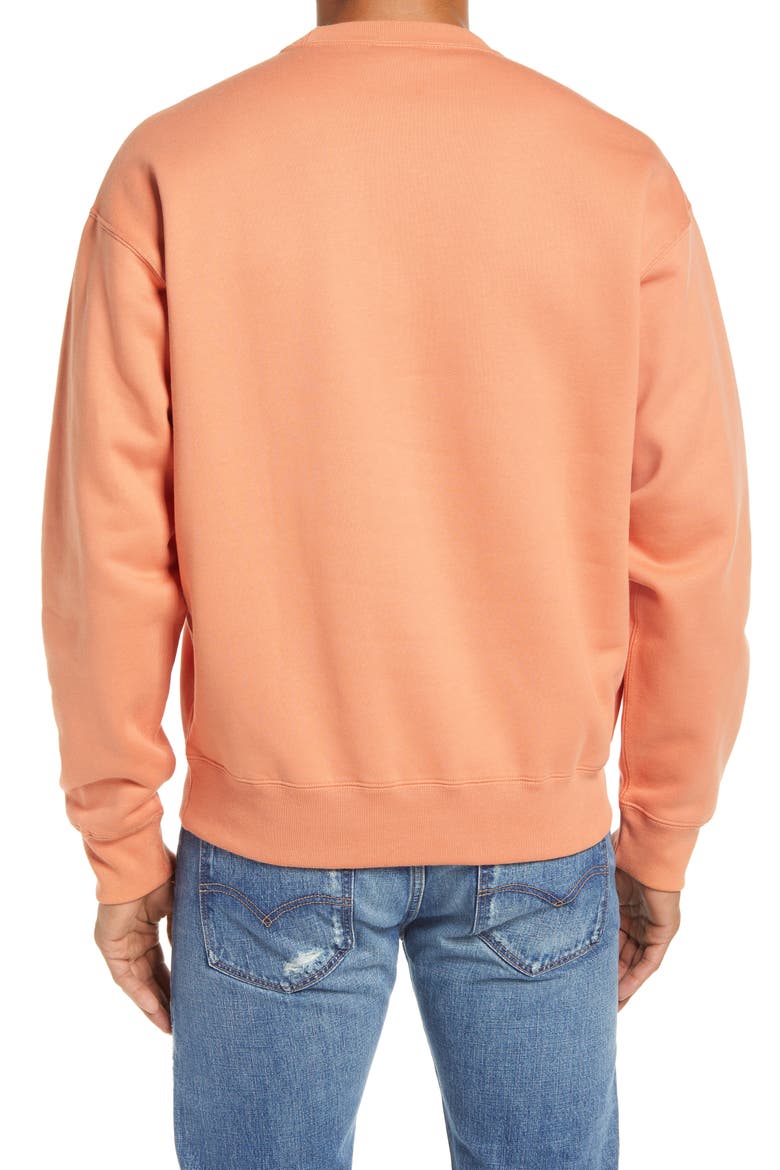 NRG Men's Crewneck Fleece Sweatshirt, Alternate, color, HEALING ORANGE