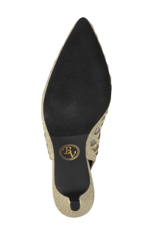 Bella Vita Noel Slingback Pointed Toe Pump In Gold