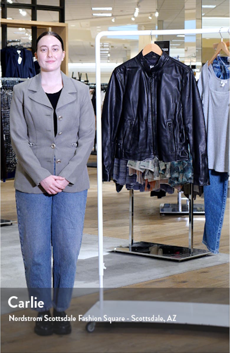 Cafe Racer Leather Jacket, sales video thumbnail