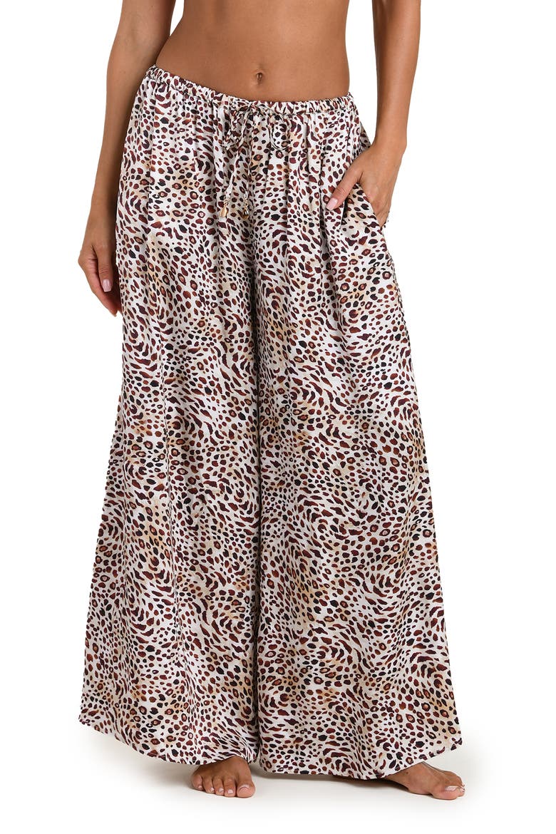 Paradise Heat Beach Cover-Up Pants, Main, color, MULTI