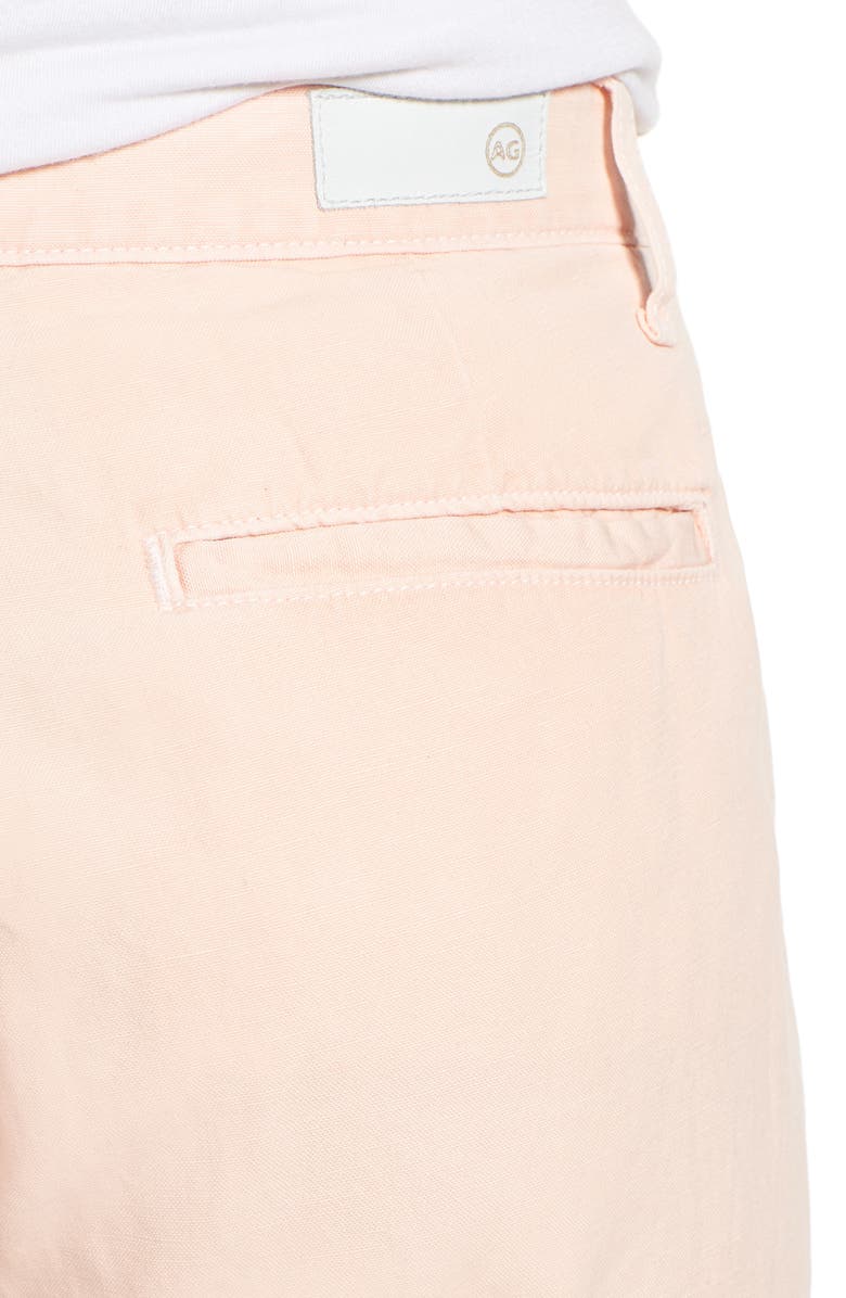 AG Caden Crop Twill Trousers, Alternate, color, Sulfur Prism Pi