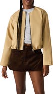 Steve Madden Heidi Cotton Blend Jacket with Removable Hood