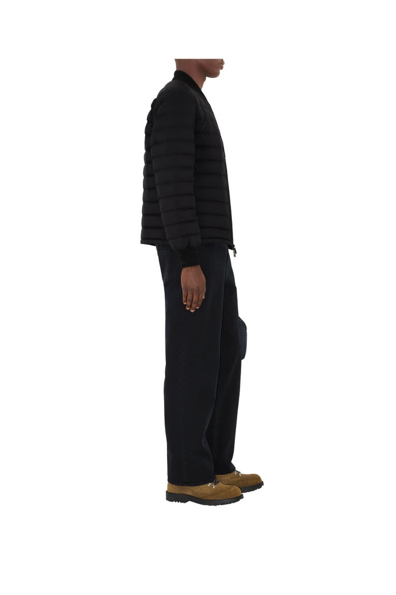 Nylon Puffer Jacket, Alternate, color, Black
