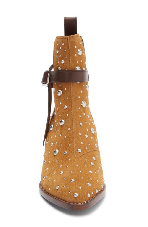 Zadig & Voltaire Womens Heritage Tyler Cecilia C-buckle Suede Heeled Ankle Boots In Brown