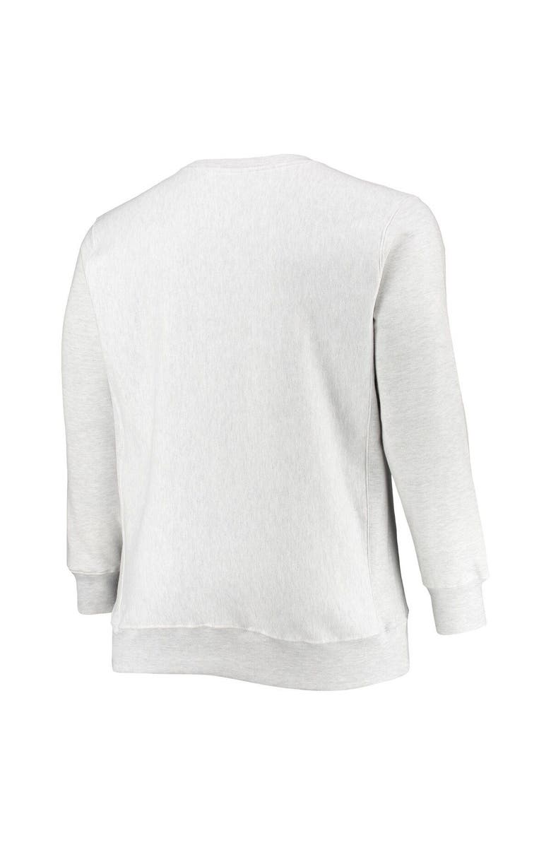 Champion Men's Champion Ash Michigan State Spartans Big & Tall Reverse Weave Fleece Crewneck Pullover Sweatshirt, Alternate, color, Ash