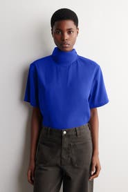 COS Draped Scarf-detail Top