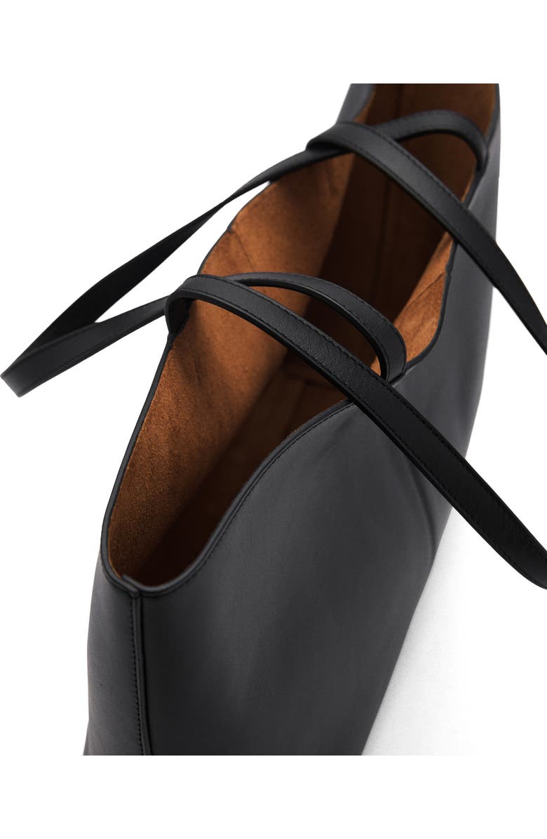 MANGO Leather Shopper Bag, Alternate, color,