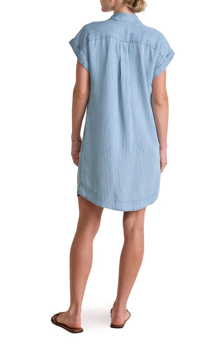 vineyard vines Margo Pinstripe Shirtdress, Alternate, color, 