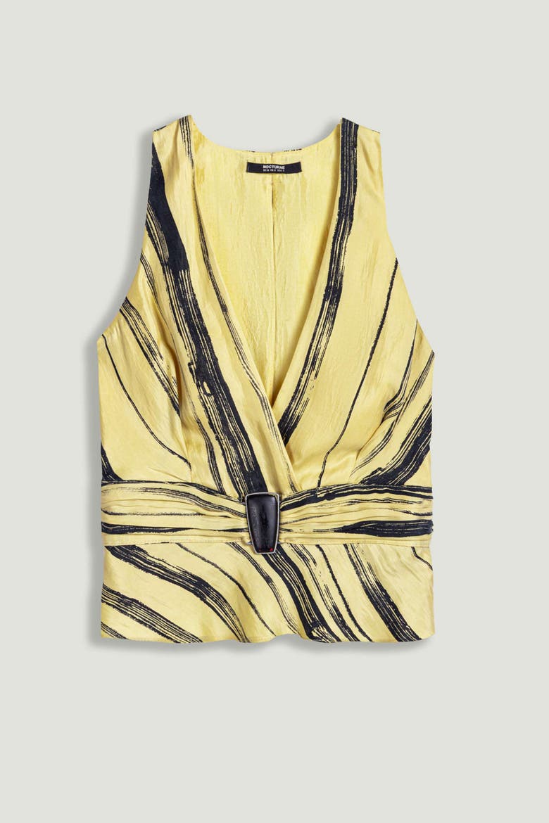 Printed Sleeveless Blouse, Alternate, color, Multi-Colored