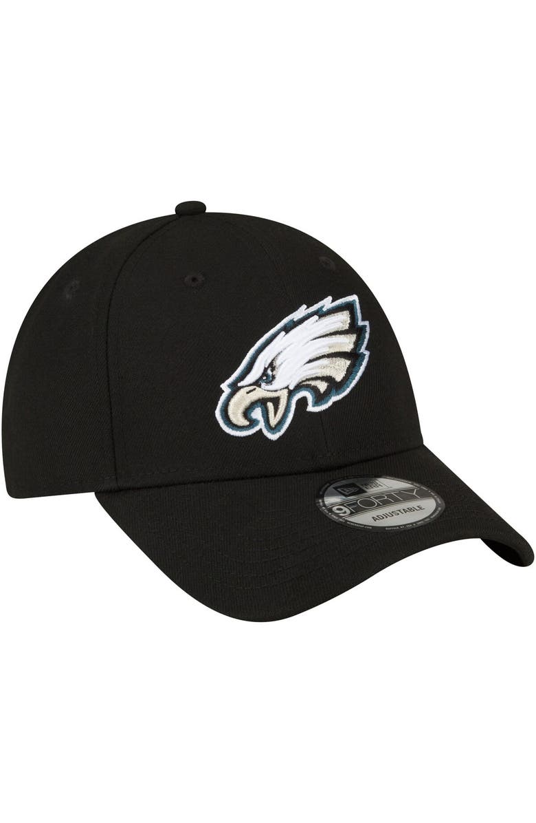 New Era Men's New Era Black Philadelphia Eagles The League 9FORTY Adjustable Hat, Alternate, color, 