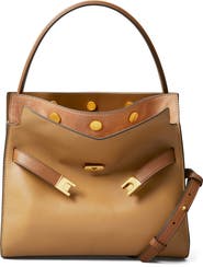 Tory Burch Lee Radziwill Small Leather Double Bag