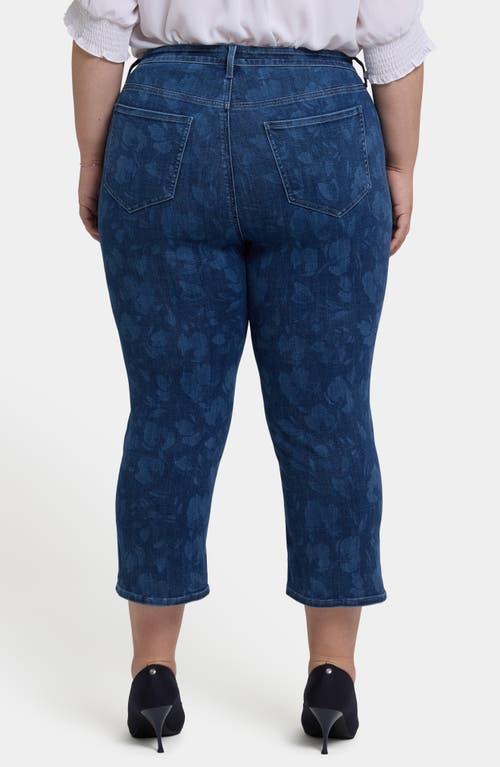 Nydj Joni High Waist Relaxed Capri Jeans In Indigo Bellafontaine