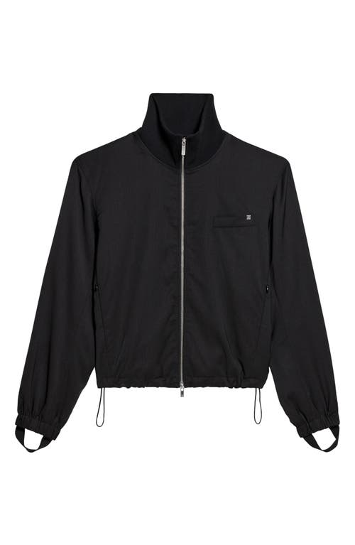 Helmut Lang Men's Wool Full-zip Bomber Jacket In Black