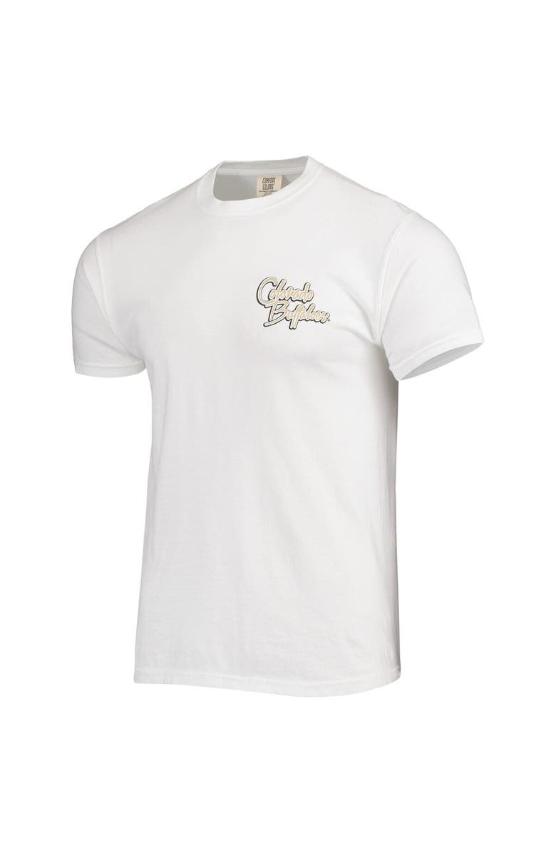 IMAGE ONE Men's White Colorado Buffaloes Mascot Bandana T-Shirt, Alternate, color, White