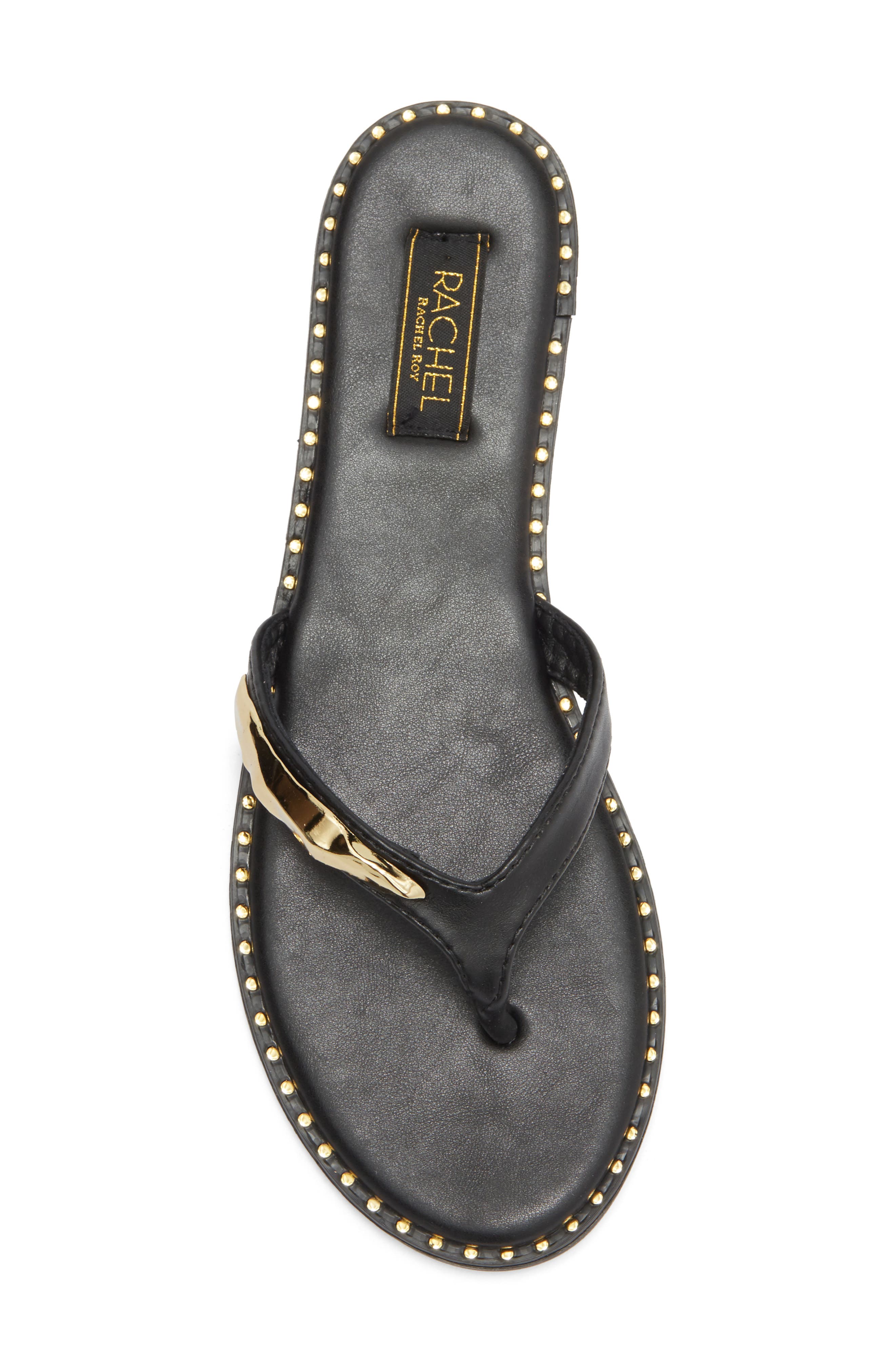 RACHEL Rachel Roy Lisbon Flip Flop, Alternate, color, Black