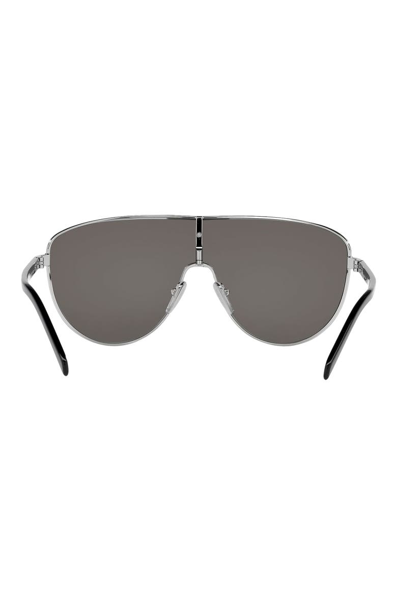 37mm Rectangular Sunglasses, Alternate, color, SILVER