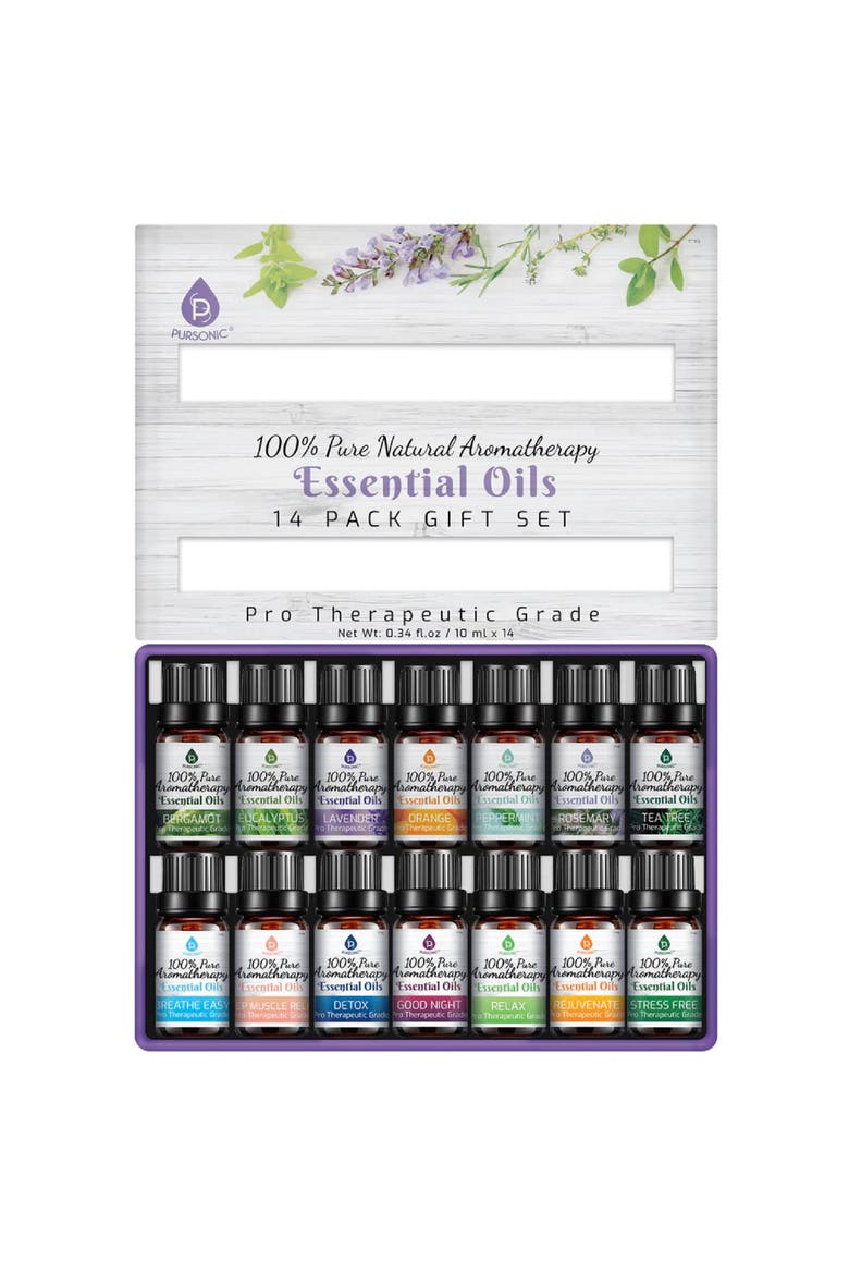 14 Pack of 100% Pure Essential Aromatherapy Oils, Alternate, color, Multicolor