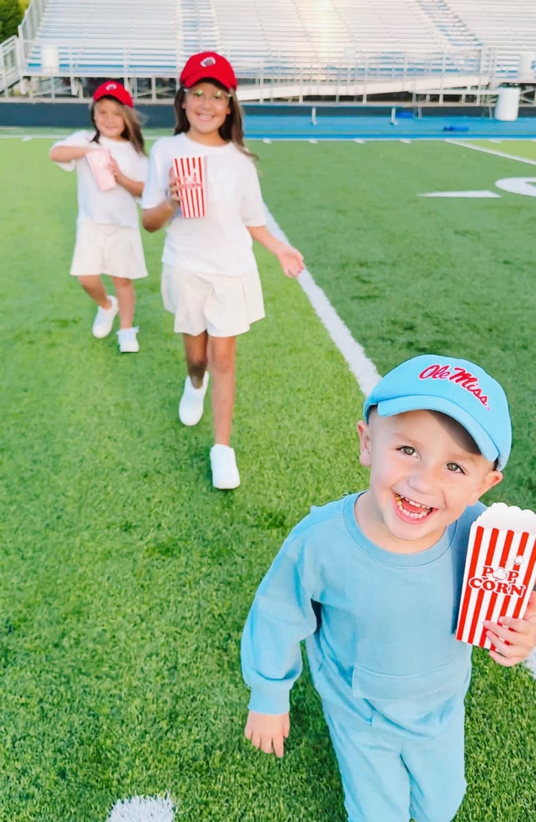 Bits & Bows Ole Miss Rebels Baseball Hat, Alternate, color, Blue