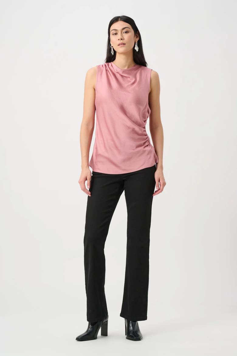 Recycled Satin Sleeveless Cowl Top, Alternate, color, Vintage Rose
