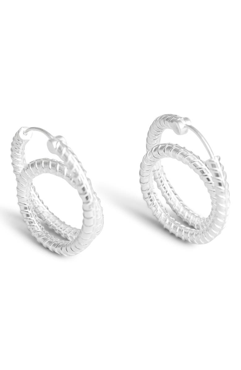 All Blues Rebar Hoop Earrings, Main, color,