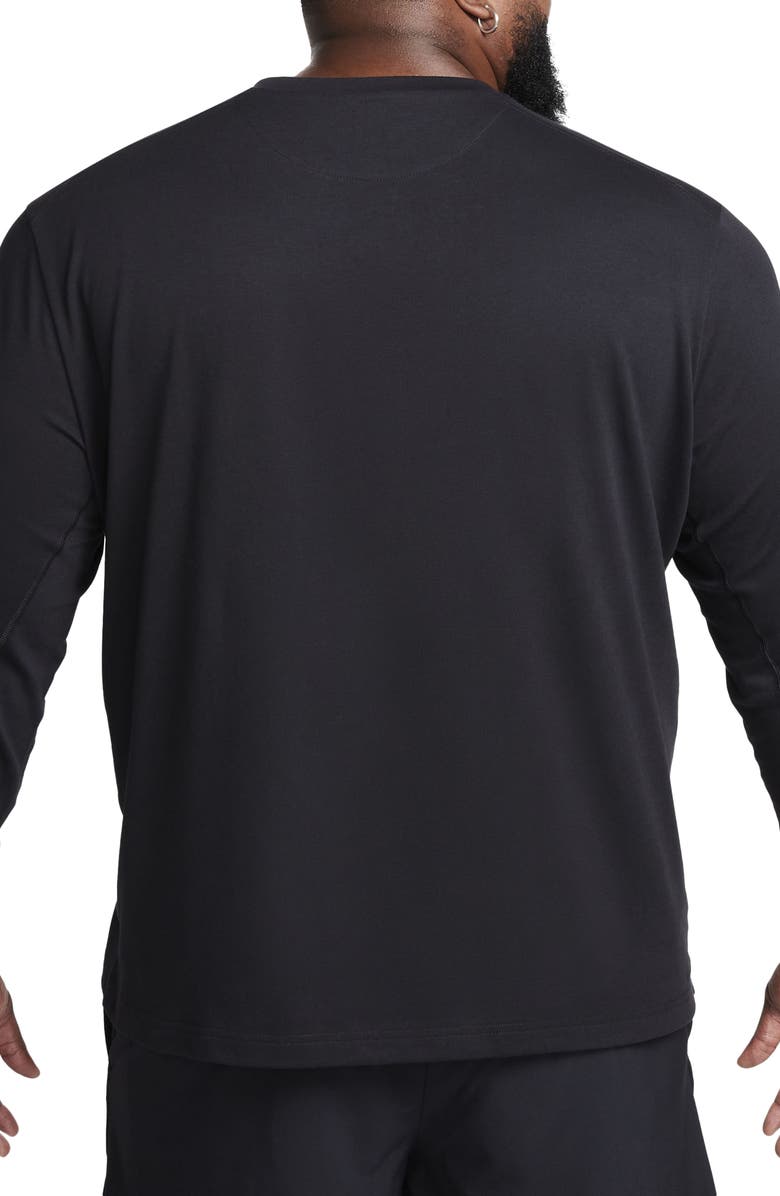 Nike Dri-FIT Primary Long Sleeve T-Shirt, Alternate, color, Black/ Black
