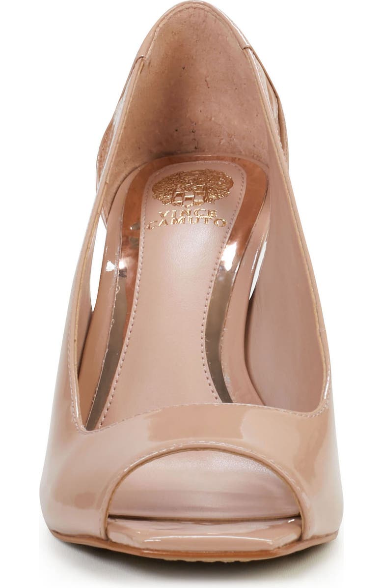 Vince Camuto Lizanie Open Toe Pump, Alternate, color, Dark Blush