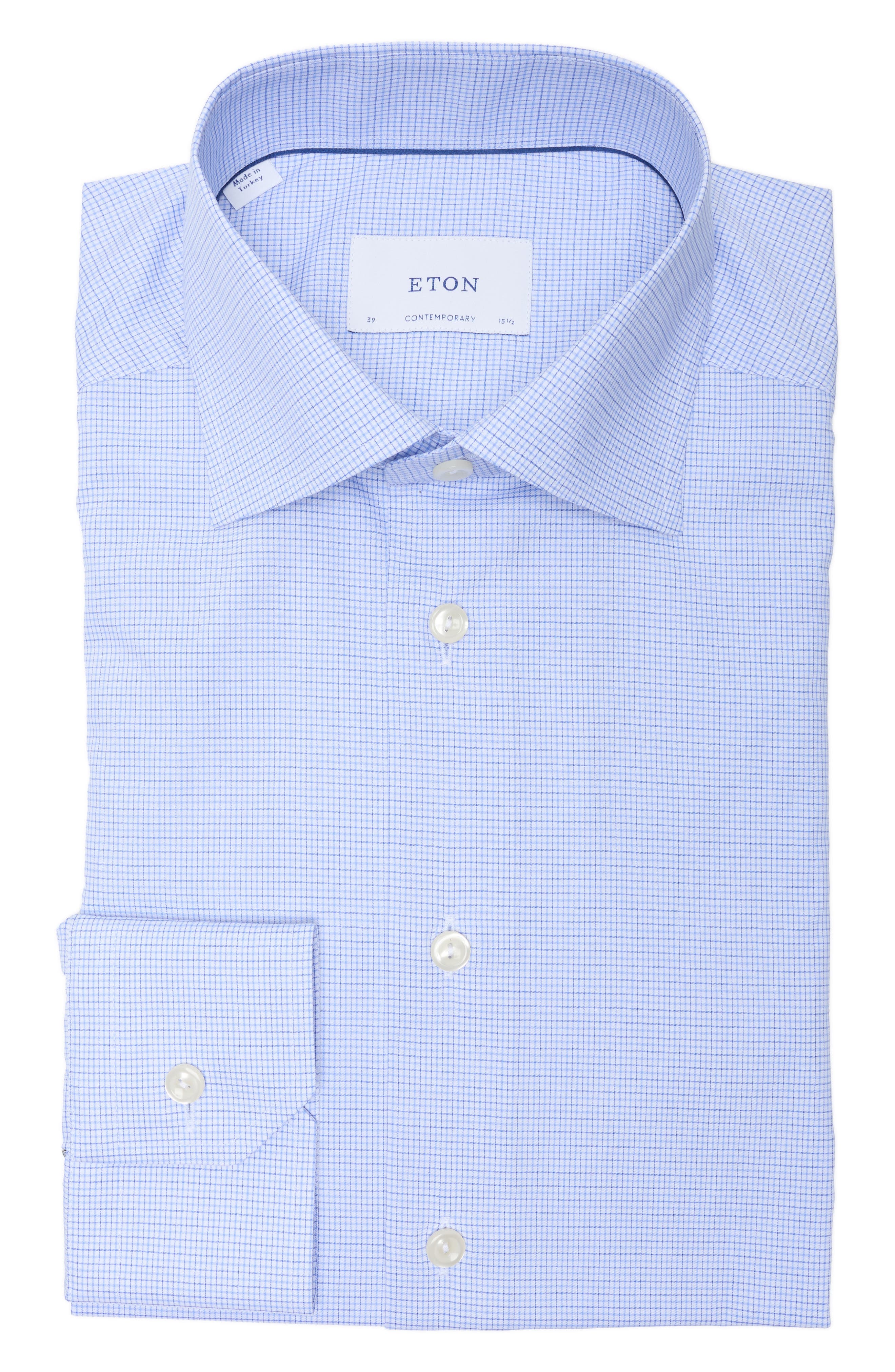 Contemporary Fit Check Print Dress Shirt